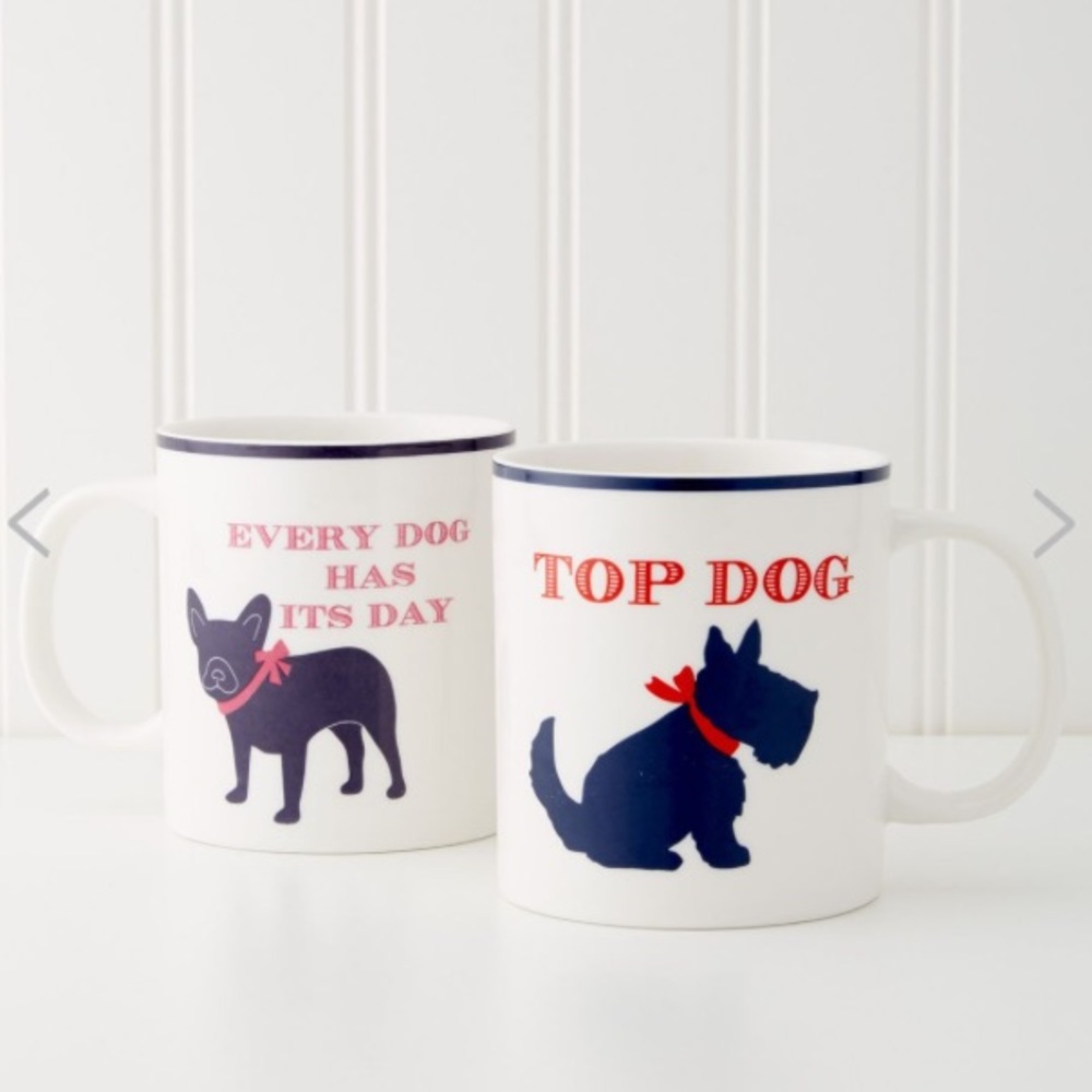 Draper James Dog Mug Set. NIB! Great Gift.